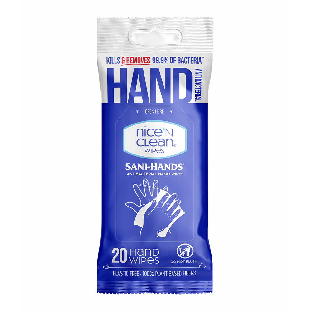 Nice N Clean Antibacterial Moist Wipes, Travel Pack - 20 Ea